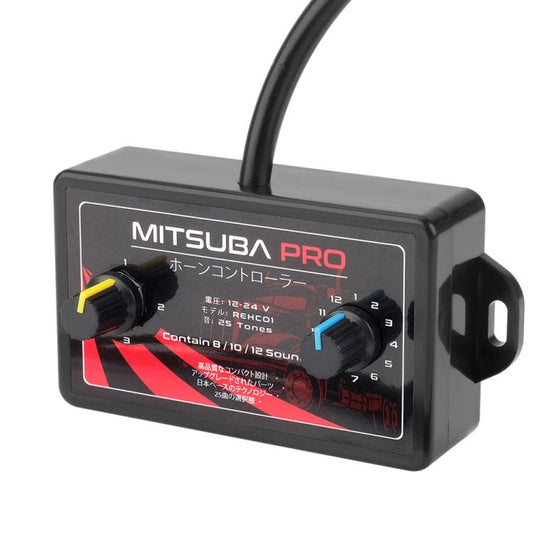 12V / 24V Universal Car Horn Controller 25 Sound Effects Sound Control Speaker(Black) - Car Amplifiers by buy2fix | Online Shopping UK | buy2fix