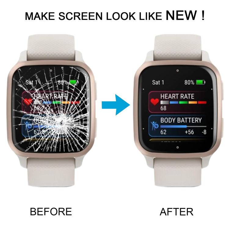 For Garmin Venu SQ 2 Music Original Front Screen Outer Glass Lens - For Garmin by buy2fix | Online Shopping UK | buy2fix