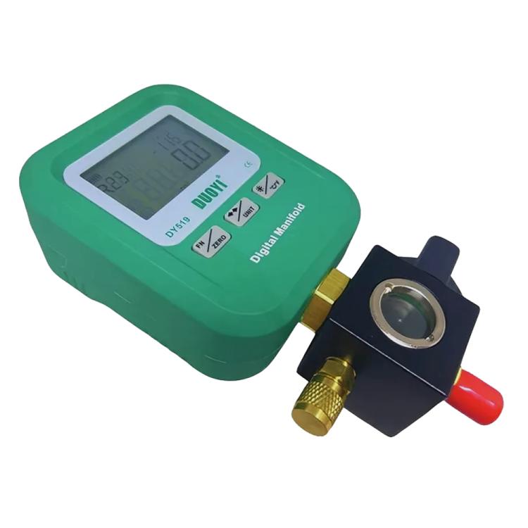 DUOYI DY519 Digital Manifold Gauge Air Conditioning Fluoride Meter(Green) - Electronic Test by DUOYI | Online Shopping UK | buy2fix