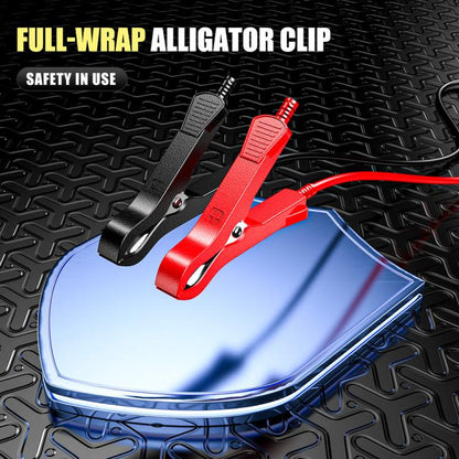 FOXSUR FBC1206F 12V 6A Car Motorcycle Battery Charger Smart Repair Multi-function Charger, US Plug(Yellow) - Battery Charger by FOXSUR | Online Shopping UK | buy2fix