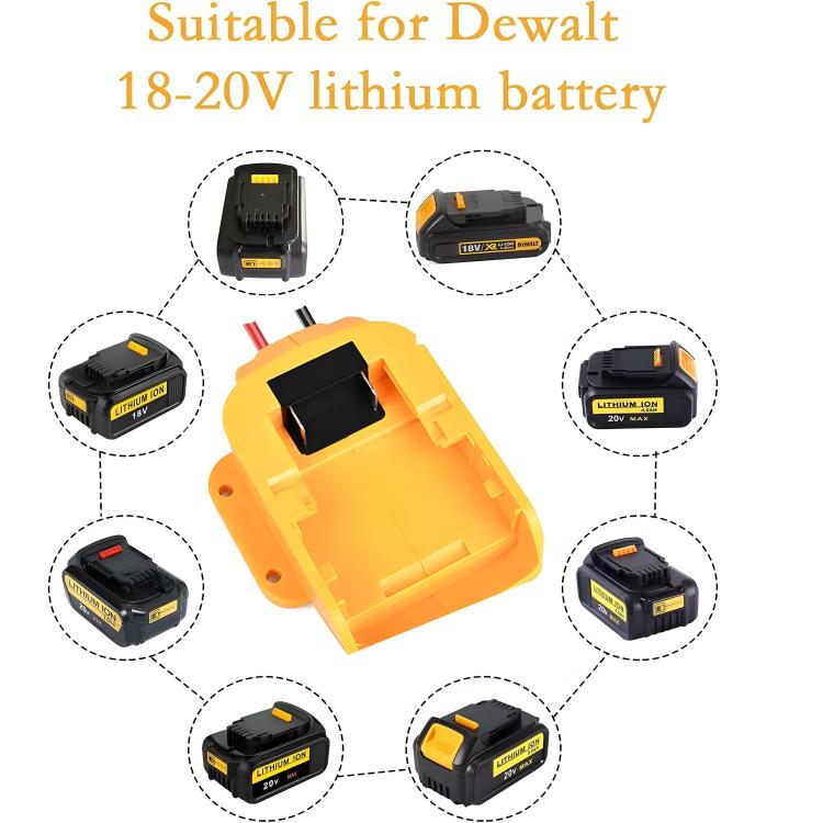 Car Jump Adapter for Battery Type-C for Dewalt - Power Bank by buy2fix | Online Shopping UK | buy2fix