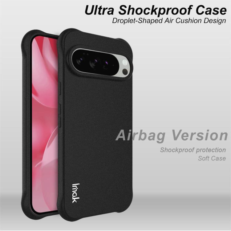 For Google Pixel 10 / Pixel 10 Pro imak Shockproof Airbag TPU Phone Case(Matte Black) - Google Cases by imak | Online Shopping UK | buy2fix