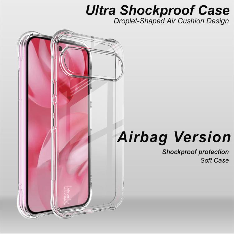 For Google Pixel 10 / Pixel 10 Pro imak Shockproof Airbag TPU Phone Case(Transparent) - Google Cases by imak | Online Shopping UK | buy2fix