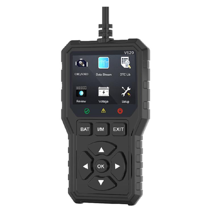 FOXSUR V529 OBD2 Car Engine Fault Code Reader Diagnostic Instrument(Black) - Code Readers & Scan Tools by FOXSUR | Online Shopping UK | buy2fix