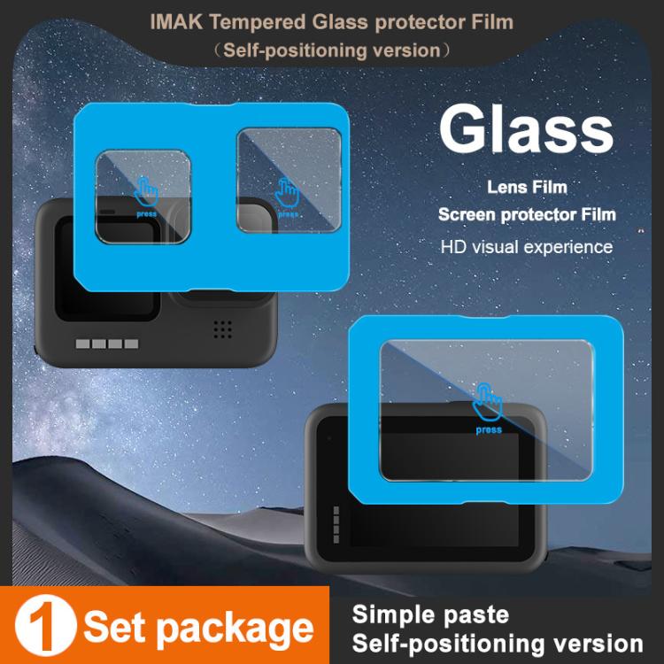 For GoPro HERO12 Black imak Tempered Glass Film with Camera Lens Film, Self-positioning Version - Protective Film by imak | Online Shopping UK | buy2fix