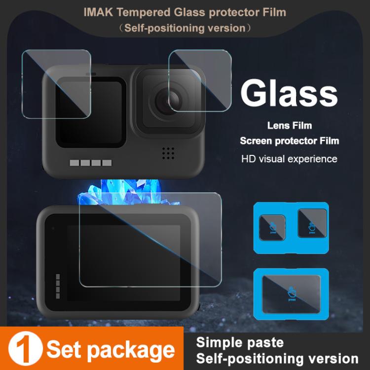For GoPro HERO12 Black imak Tempered Glass Film with Camera Lens Film, Self-positioning Version - Protective Film by imak | Online Shopping UK | buy2fix