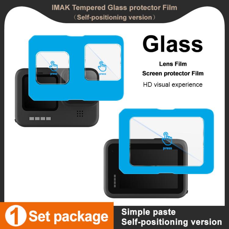 For GoPro HERO12 Black imak Tempered Glass Film with Camera Lens Film, Self-positioning Version - Protective Film by imak | Online Shopping UK | buy2fix