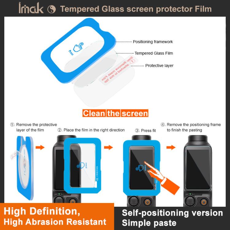 For GoPro Max imak Tempered Glass Film, Self-positioning Version - Protective Film by imak | Online Shopping UK | buy2fix
