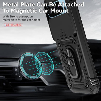 For Google Pixel 10 Pro Sliding Camshield Holder Phone Case(Black) - Google Cases by buy2fix | Online Shopping UK | buy2fix