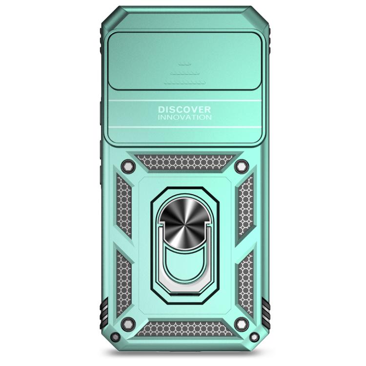 For Google Pixel 10 Pro XL Sliding Camshield Holder Phone Case(Green) - Google Cases by buy2fix | Online Shopping UK | buy2fix