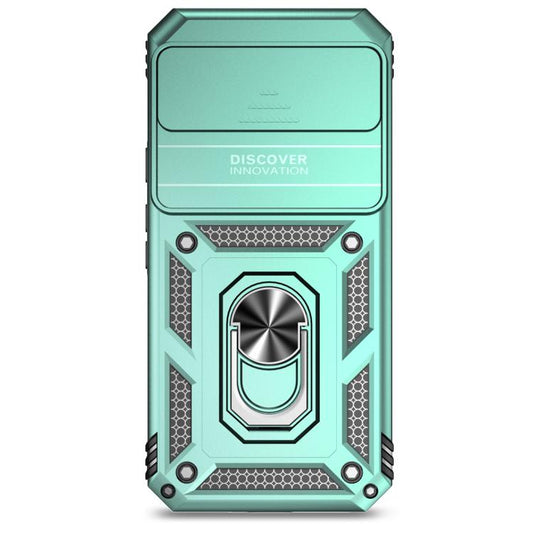 For Google Pixel 10 Pro XL Sliding Camshield Holder Phone Case(Green) - Google Cases by buy2fix | Online Shopping UK | buy2fix