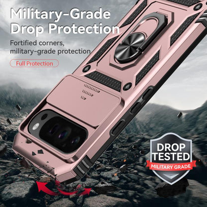 For Google Pixel 10 Pro XL Sliding Camshield Holder Phone Case(Rose Gold) - Google Cases by buy2fix | Online Shopping UK | buy2fix