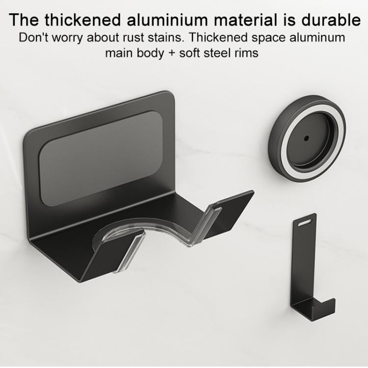 Aluminum Air Nozzle Stand For Dyson / Laifen Hairdryer(Grey) - For Dyson Accessories by buy2fix | Online Shopping UK | buy2fix