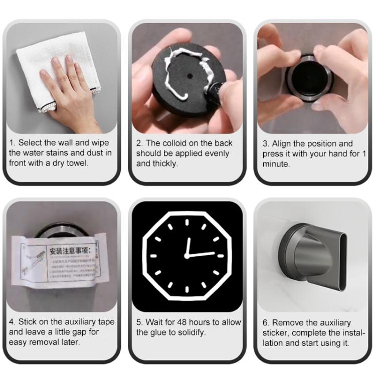 Aluminum Air Nozzle Stand For Dyson / Laifen Hairdryer(Silver) - For Dyson Accessories by buy2fix | Online Shopping UK | buy2fix