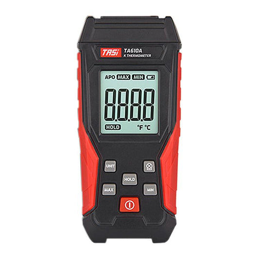 TRSI TA610A Industrial Handheld K-Type Thermocouple Thermometer, Single Channel, without Ambient Temperature - Thermostat & Thermometer by TASI | Online Shopping UK | buy2fix