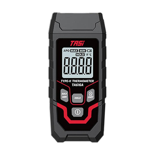 TRSI TA616A Industrial Handheld K-Type Thermocouple Thermometer, Single Channel, Basic Version - Thermostat & Thermometer by TASI | Online Shopping UK | buy2fix