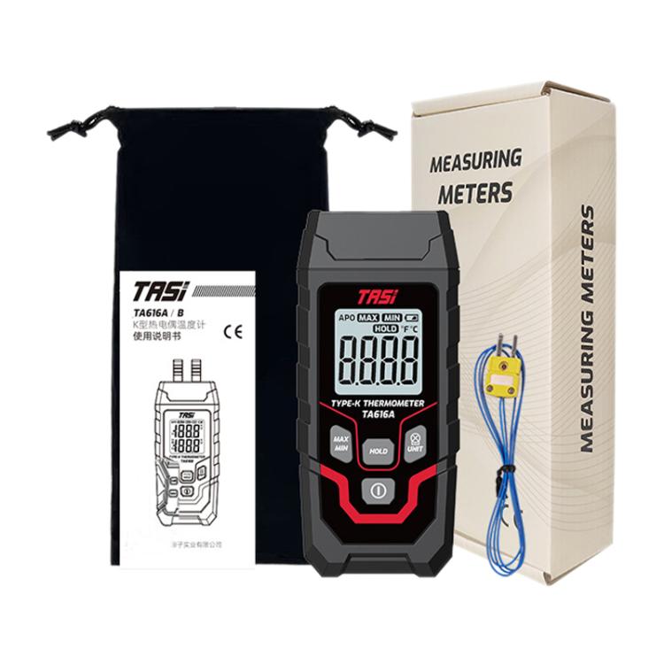 TRSI TA616A Industrial Handheld K-Type Thermocouple Thermometer, Single Channel, Basic Version - Thermostat & Thermometer by TASI | Online Shopping UK | buy2fix