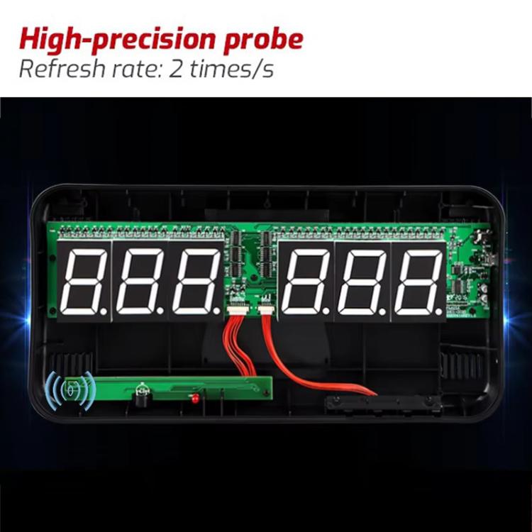 TRSI TA623A Industrial Wall-mounted Thermometer Hygrometer, Built-in Probe - Thermostat & Thermometer by TASI | Online Shopping UK | buy2fix
