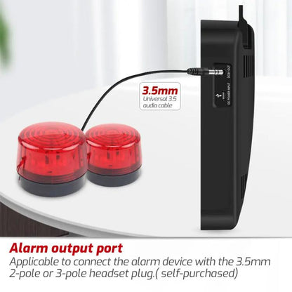 TRSI TA623B Industrial Wall-mounted Thermometer Hygrometer, External 5-meter Probe - Thermostat & Thermometer by TASI | Online Shopping UK | buy2fix