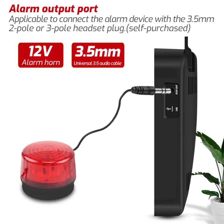 TRSI TA654B Large Screen Wall-mounted Noise Meter Decibel Detector Device - Light & Sound Meter by TASI | Online Shopping UK | buy2fix