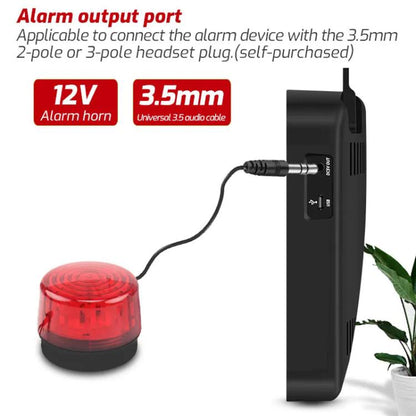 TRSI TA654B Large Screen Wall-mounted Noise Meter Decibel Detector Device - Light & Sound Meter by TASI | Online Shopping UK | buy2fix