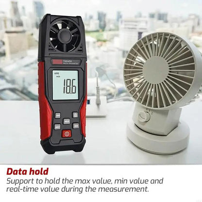 TRSI TA640A Handheld High Precision Wind Speed Instrument Wind Volume Tester - Tachometers & Anemometer by TASI | Online Shopping UK | buy2fix