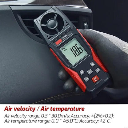 TRSI TA640A Handheld High Precision Wind Speed Instrument Wind Volume Tester - Tachometers & Anemometer by TASI | Online Shopping UK | buy2fix
