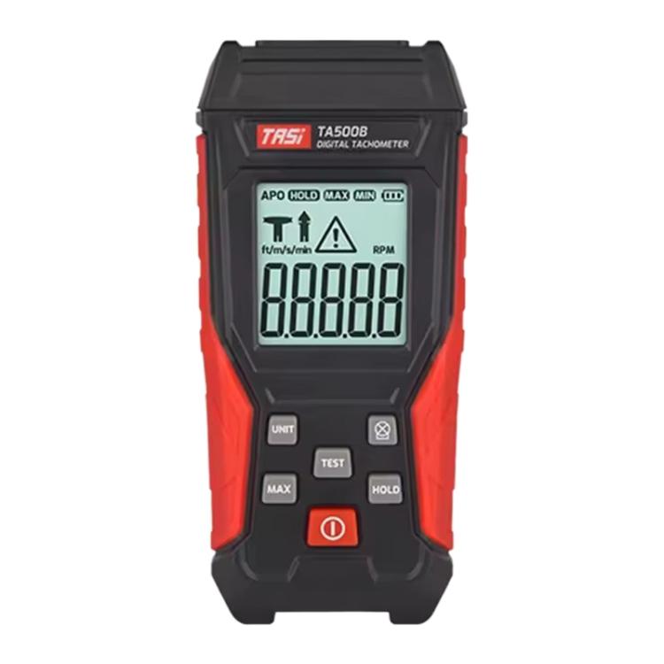TASI TA500B Contact Measurement Laser Tachometer Digital Display Measuring Speed Meter(Black Red) - Tachometers & Anemometer by TASI | Online Shopping UK | buy2fix