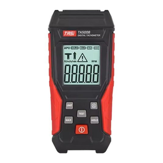 TASI TA500B Contact Measurement Laser Tachometer Digital Display Measuring Speed Meter(Black Red) - Tachometers & Anemometer by TASI | Online Shopping UK | buy2fix