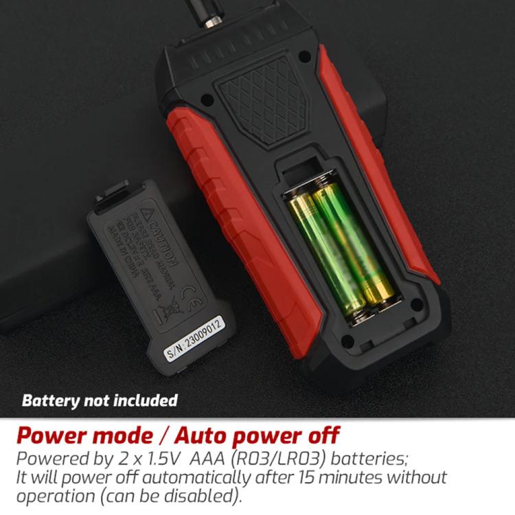 TASI TA500B Contact Measurement Laser Tachometer Digital Display Measuring Speed Meter(Black Red) - Tachometers & Anemometer by TASI | Online Shopping UK | buy2fix