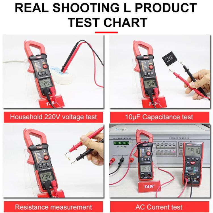 TRSI TA8315A Clamp Meter High Accuracy AC DC Voltage Ammeter - Digital Multimeter by TASI | Online Shopping UK | buy2fix