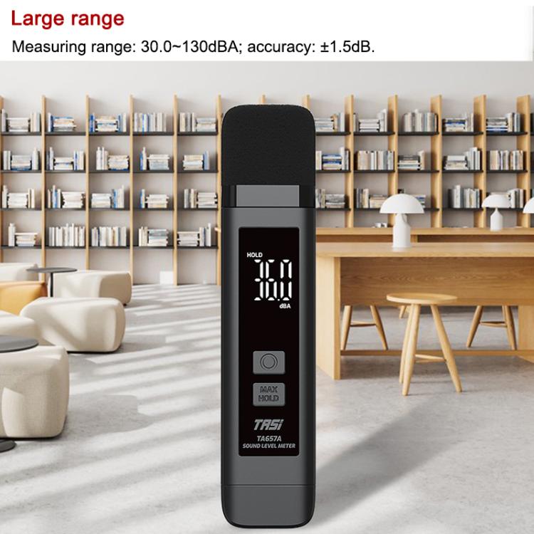 TRSI TA657A Rechargeable Noise Meter Decibel Detector Device - Light & Sound Meter by TASI | Online Shopping UK | buy2fix