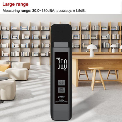 TRSI TA657A Rechargeable Noise Meter Decibel Detector Device - Light & Sound Meter by TASI | Online Shopping UK | buy2fix