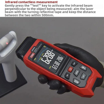TASI Contact and Non-contact Dual Use Portable Measuring Speed Meter Digital Display Laser Tachometer - Tachometers & Anemometer by TASI | Online Shopping UK | buy2fix