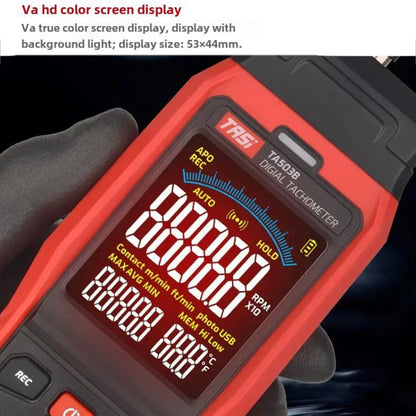 TASI Non-contact Portable Measuring Speed Meter Digital Display Laser Tachometer - Tachometers & Anemometer by TASI | Online Shopping UK | buy2fix