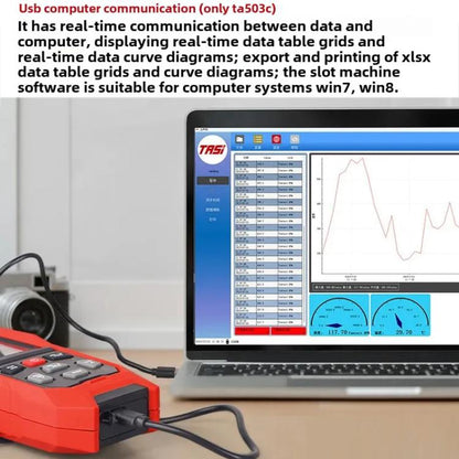 TASI Contact Portable Measuring Speed Meter Digital Display Laser Tachometer - Tachometers & Anemometer by TASI | Online Shopping UK | buy2fix