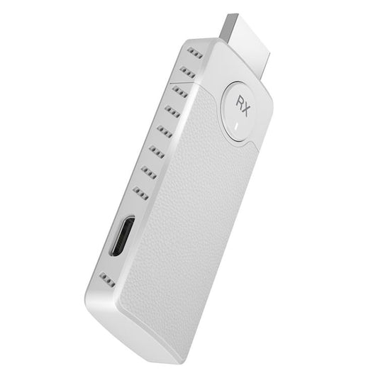 Q50 Leather Texture Wireless HDMI Video Transmitter and Receiver Extender Adapter(White) - Adapter by buy2fix | Online Shopping UK | buy2fix