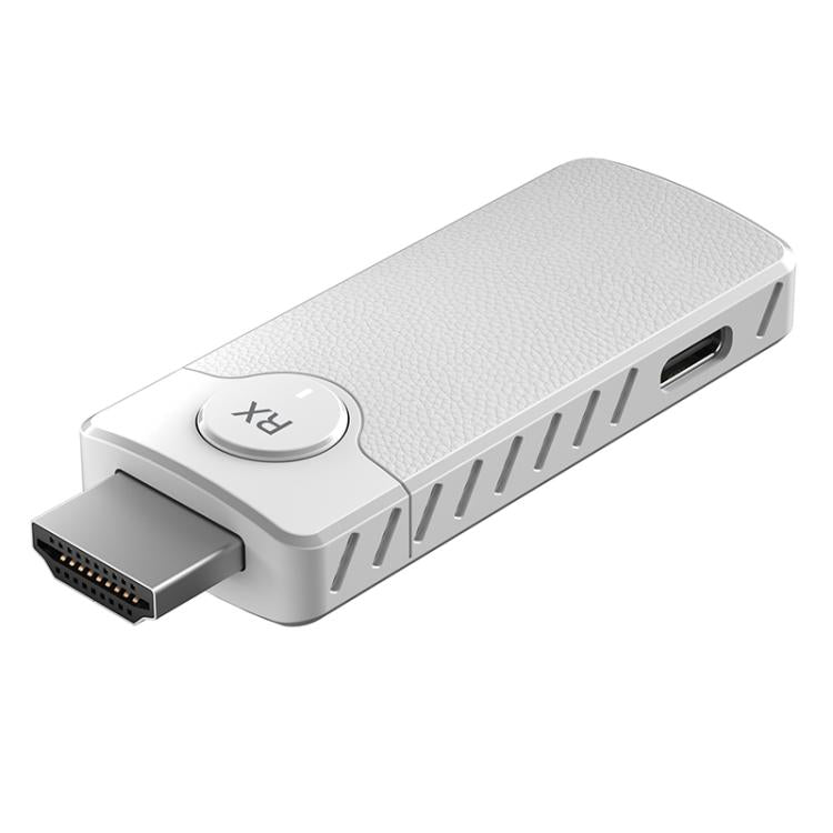 Q50 Leather Texture Wireless HDMI Video Transmitter and Receiver Extender Adapter(White) - Adapter by buy2fix | Online Shopping UK | buy2fix