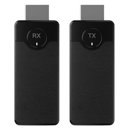 Q50 Leather Texture Wireless HDMI Video Transmitter and Receiver Extender Adapter(Black) - Adapter by buy2fix | Online Shopping UK | buy2fix