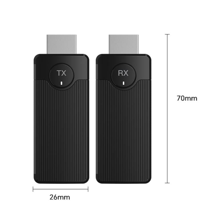 Q50 Vertical Texture Wireless HDMI Video Transmitter and Receiver Extender Adapter(White) - Adapter by buy2fix | Online Shopping UK | buy2fix