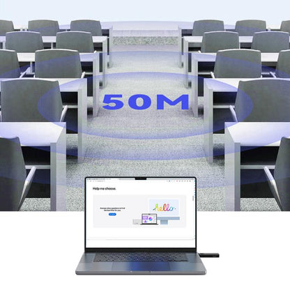 Q50 Vertical Texture Wireless HDMI Video Transmitter and Receiver Extender Adapter(Black) - Adapter by buy2fix | Online Shopping UK | buy2fix