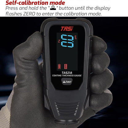 TASI TA521A Car Paint Film Meter Paint Surface Tester Coating Thickness Gauge(Black) - Coating Thickness Gauge by TASI | Online Shopping UK | buy2fix
