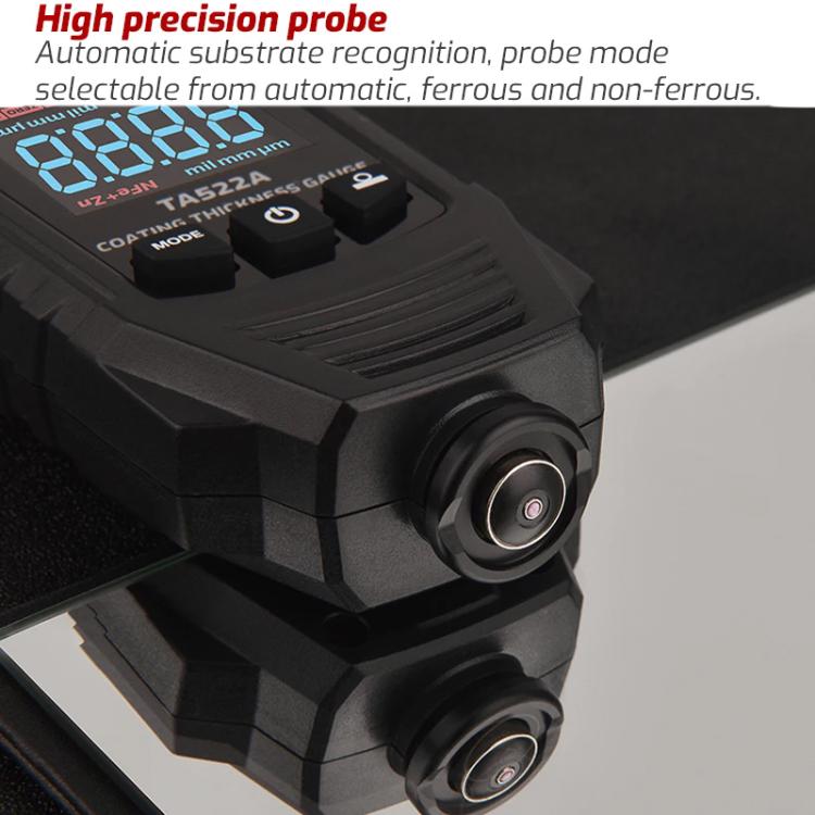 TASI TA522A Car Paint Film Meter Paint Surface Tester Coating Thickness Gauge(Black) - Coating Thickness Gauge by TASI | Online Shopping UK | buy2fix