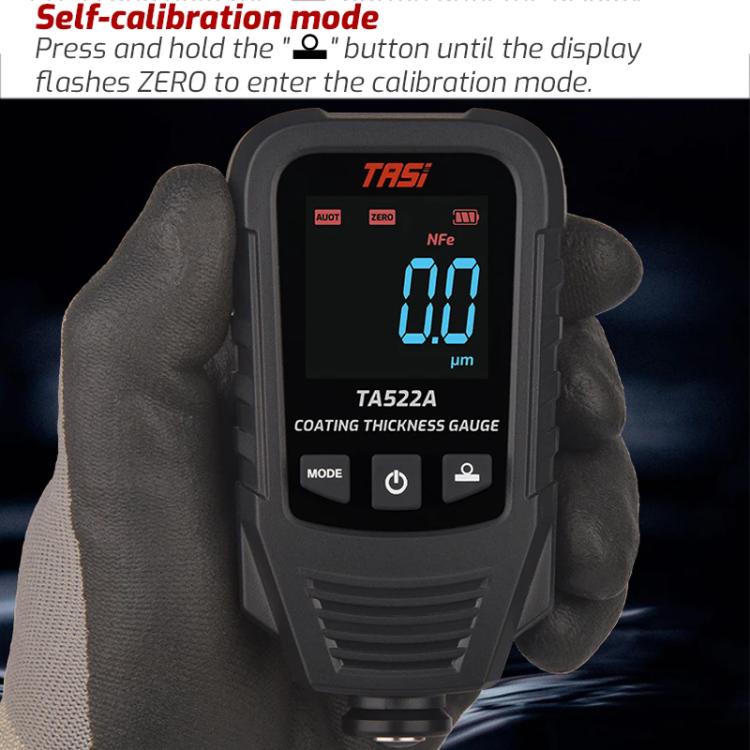 TASI TA522A Car Paint Film Meter Paint Surface Tester Coating Thickness Gauge(Black) - Coating Thickness Gauge by TASI | Online Shopping UK | buy2fix