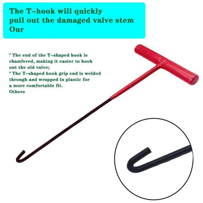 13pcs / Set Car Tire Repair Tool Valve Installation Tool Set(Red) - Tire Repair & Installation Tools by buy2fix | Online Shopping UK | buy2fix