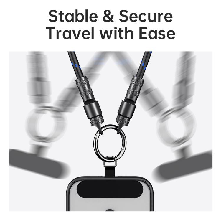 ROCK R15 Type-C to Type-C 60W Phone Lanyard Fast Charging Zinc Alloy Data Cable, Length:30cm(Creamy White) - USB-C & Type-C Cable by ROCK | Online Shopping UK | buy2fix