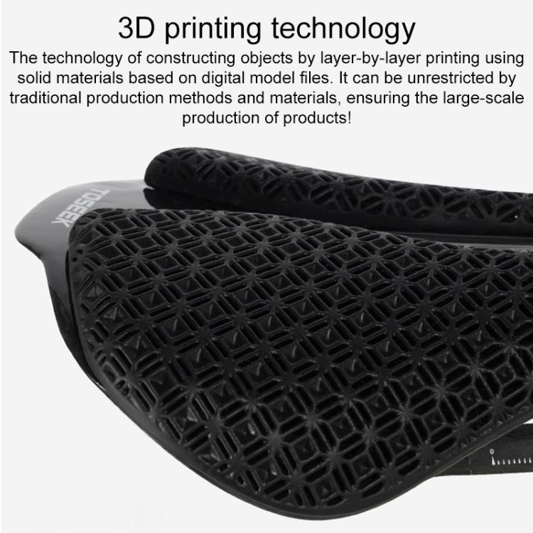 TOSEEK P10 Carbon Fiber 3D Printed Road Mountain Bike Seat, Width:143mm - Bicycle Saddle by TOSEEK | Online Shopping UK | buy2fix