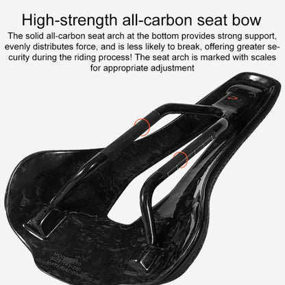 TOSEEK P10 Carbon Fiber 3D Printed Road Mountain Bike Seat, Width:143mm - Bicycle Saddle by TOSEEK | Online Shopping UK | buy2fix