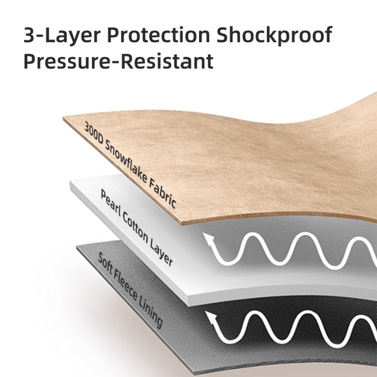 ROCK 14.9 inch Laptop Bag Handle Bag(Grey) - 15 inch by ROCK | Online Shopping UK | buy2fix