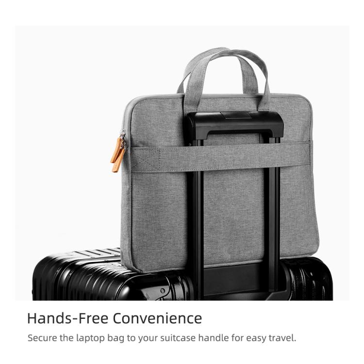 ROCK 14.9 inch Laptop Bag Handle Bag(Grey) - 15 inch by ROCK | Online Shopping UK | buy2fix